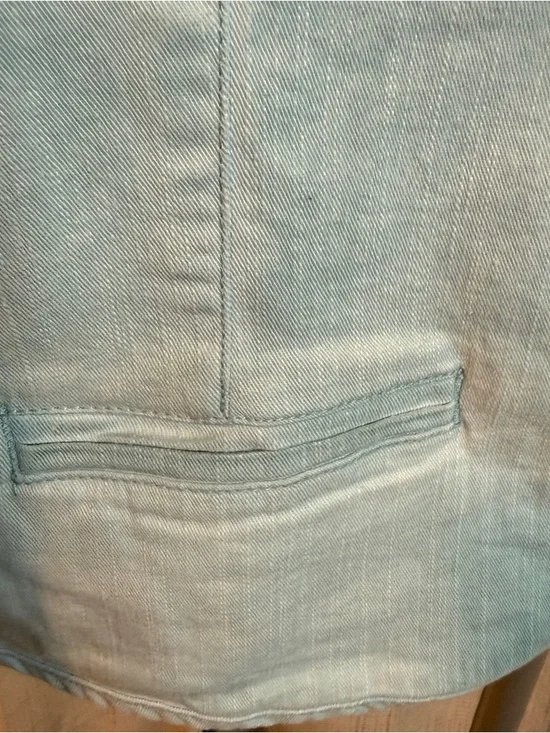 Bandolino Light Blue Zip-Front Jean Jacket - Picture 6 of 9